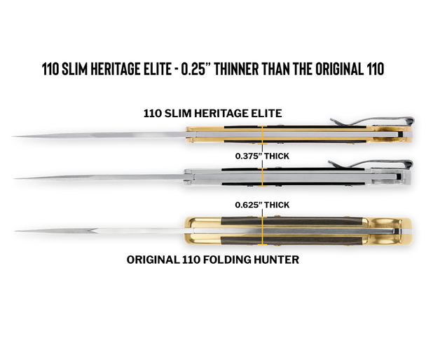 Buck Knives 0110BRS20-B 110 Slim Heritage Elite Knife