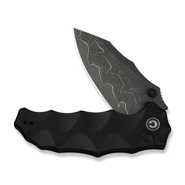 CIVIVI Natterjack Thumb Stud & Button Lock Knife G10 Handle, Model C24028-DS1