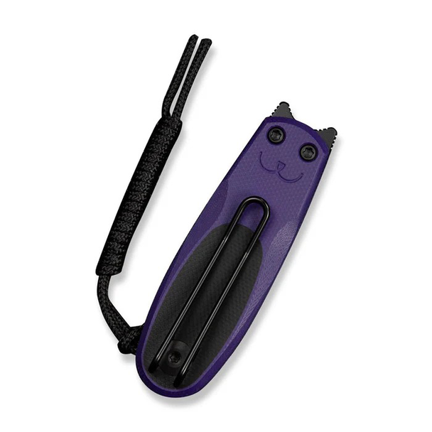 CIVIVI Purr Flipper & Slip Joint Knife Purple & Black G10 Handle, Model C25054-3
