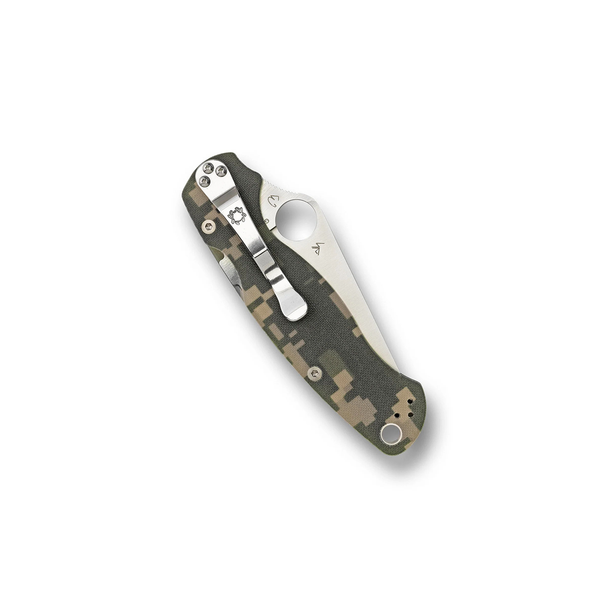 Spyderco Para Military 2 PlainEdge Digital Camo Knife, Model C81GPCMO2