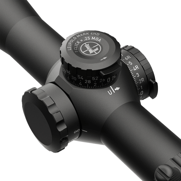 Leupold Mark 4HD 6-24x52 FFP Riflescope: 34mm, PR2-MOA Reticle, M1C3 Turret, Model 183822