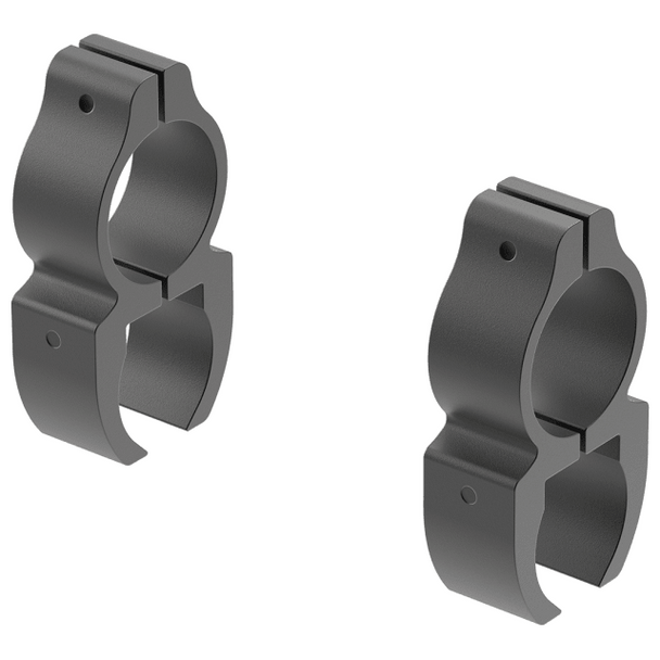 Leupold Rifleman Gen 2 Dovetail See-Thru Rings: 1", 3/8" Rimfire, Matte Black