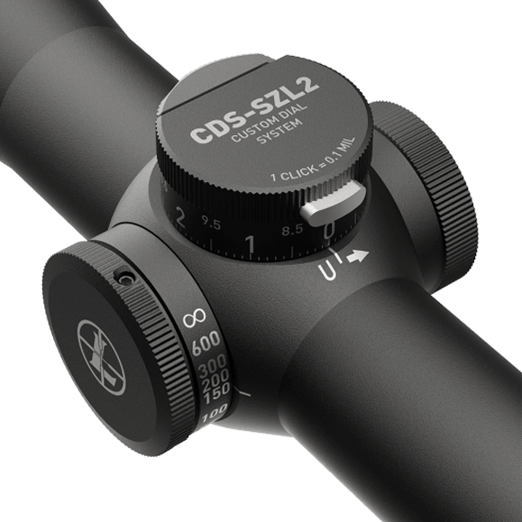 Leupold VX-5HD Gen 2 3-15x44 SFP Riflescope: 30mm Tube, Illum FireDot Duplex Reticle, CDS-SZL2 Turret, Model 183850