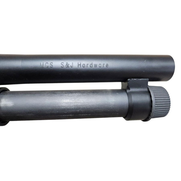 S&J Hardware 870 MCS Shotgun, Tungsten: 12 Gauge-3.5", 10" Barrel, Model MCS870-10-PM-M4-TU