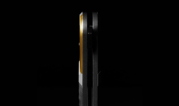 Benchmade 491BK-261 | Gold Class Lowden | Titanium | Carbon Fiber | Spear-Point