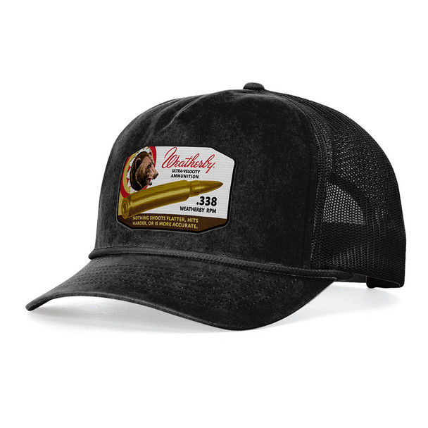 Weatherby Retro Hat, 338 RPM - Brown Bear | RETRO338HAT