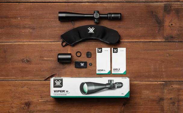 Vortex Optics Viper HD 5-25x50 SFP Riflescope: 30mm Tube, VMR-3 (MRAD) Reticle | DEMO VPR-52504, Grade A