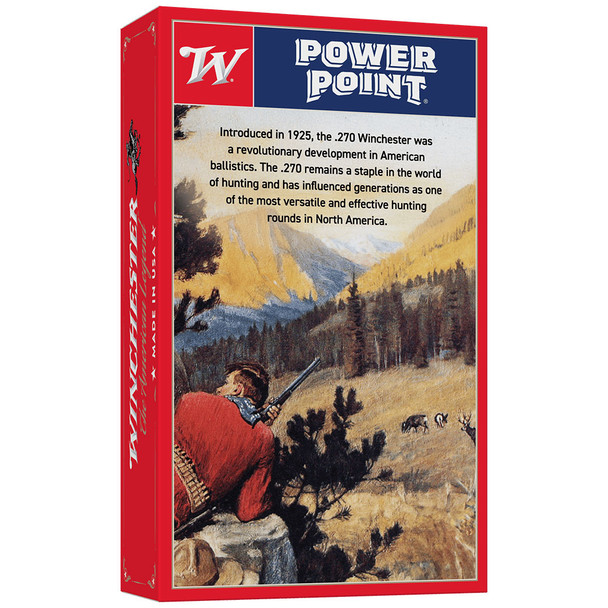 Winchester Power-Point - 250th Anniversary Edition Ammunition: 270 Win, 150 gr, Power-Point, 2850 fps | X270250