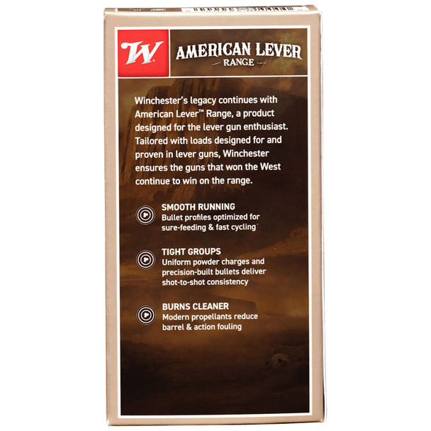 Winchester American Lever Range Ammunition: 30-30 Win, 150 gr, JHP, 2390 fps | W3030AL