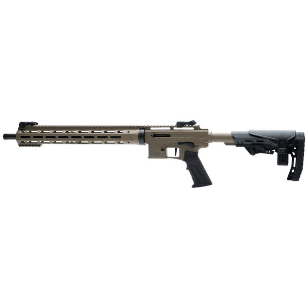 Derya TM22 Flash Rifle, FDE: 22 LR, 18" Barrel | TM22-A-18-FLASH-FDE