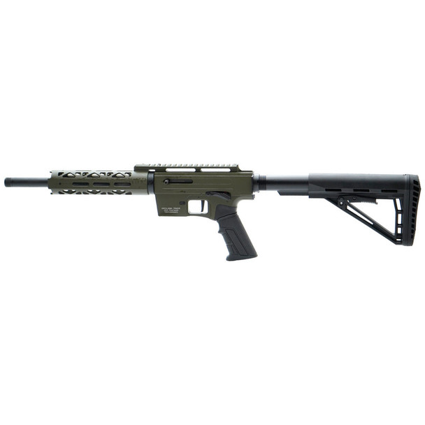 Derya TM22 Pro Rifle, OD Green: 22 LR, 12" Barrel | TM22-PRO-12-ODG