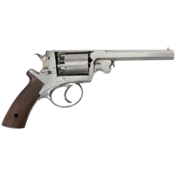 Antique London Armoury Adams Patent Percussion Revolver: 54 Bore, 5.75" Barrel, SER# B7773