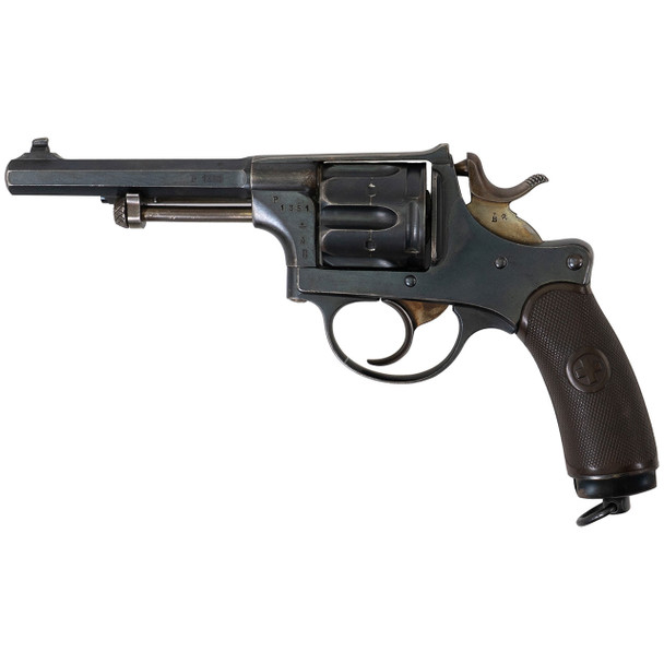 W+F Bern Antique 1882 Revolver: 7.5mm Swiss, 4.5" Barrel, SER# P1351