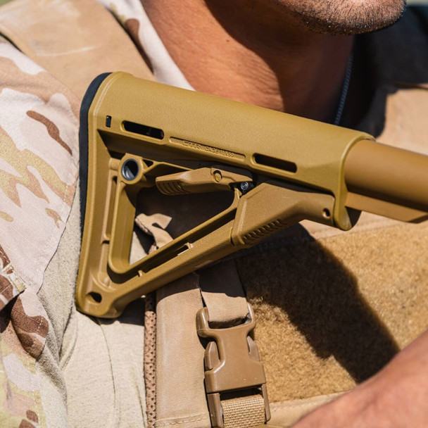 Magpul CTR Carbine Stock - Mil-Spec: Modified Coyote Brown