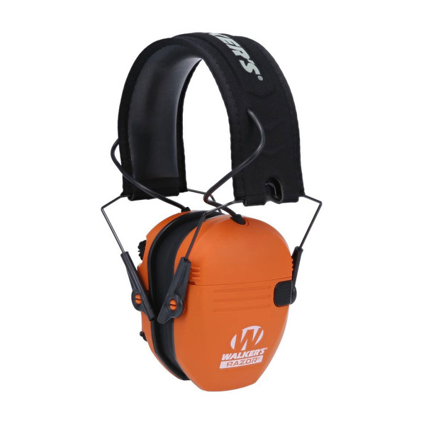 Walker's Razor Slim Electronic Ear Muffs, Burnt Orange
