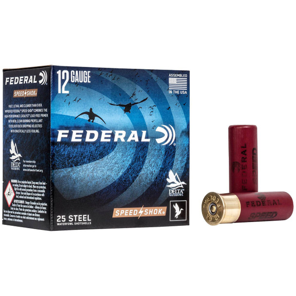Federal Speed-Shok Ammunition: 12 Gauge, 3", 2 Shot, 1-1/4 oz, 1450 fps | WF142 2