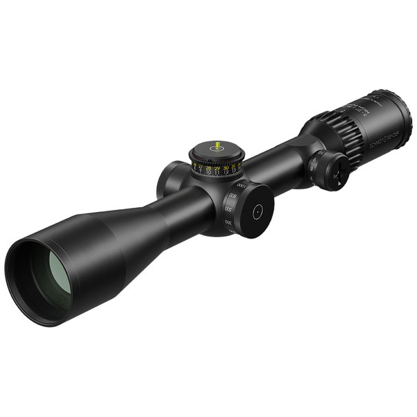 Schmidt & Bender PM II High Power LP 3-27x56 FFP Riflescope: 34mm Tube, MSR2 Reticle, DT35 MTC LT / ST ZC CT (0.1 mrad) / CW Turret | 669-911-532-F2-E9