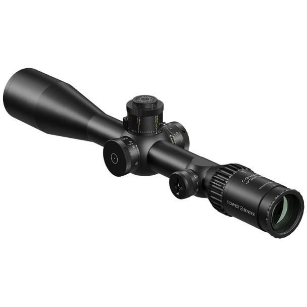 Schmidt & Bender PM II High Power LP 5-45x56 FFP Riflescope: 34mm Tube, LRR-MIL Reticle, MT II MTC LT / DT II+ ZC LT (0.05 mrad) / CCW Turret | 666-911-41C-I1-H5