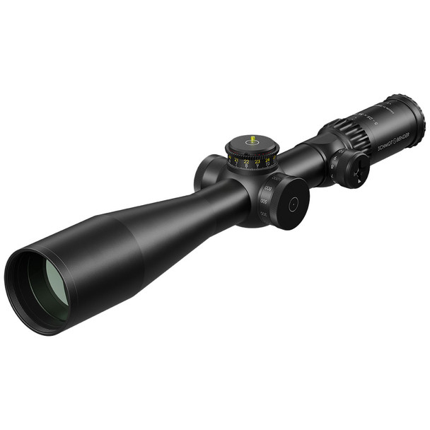 Schmidt & Bender PM II LP 5-25x56 FFP Riflescope: 34mm Tube, P5FL Reticle,  DT27 MTC LT / ST ZC CT (0.1 mrad) / CW Turret | 689-911-622-G9-E9