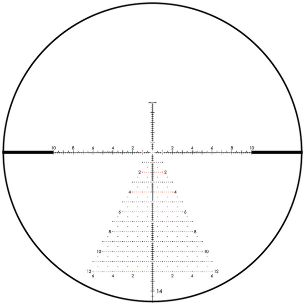 Schmidt & Bender PM II Ultra Short LP 3-20x50 FFP Riflescope: 34mm Tube, TR²ID Reticle,   DT35 MTC LT / ST ZC CT (0.1 mrad) / CW Turret | 667-911-432-F2-E9