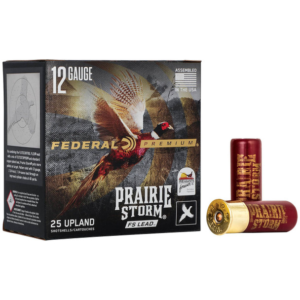 Federal Prairie Storm FS Lead Ammunition: 12 Gauge, 2-3/4", 4 Shot, 1 1/4 oz, 1330 fps | PFX126FS 4