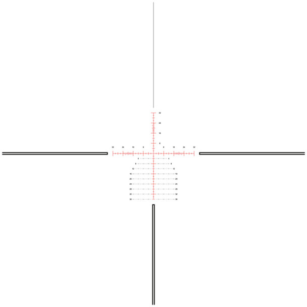 Hawke Vantage HD 34 FFP 5-25x56 SF Riflescope: 34mm Tube, FFP MOA Pro II Reticle, FFP | 14641