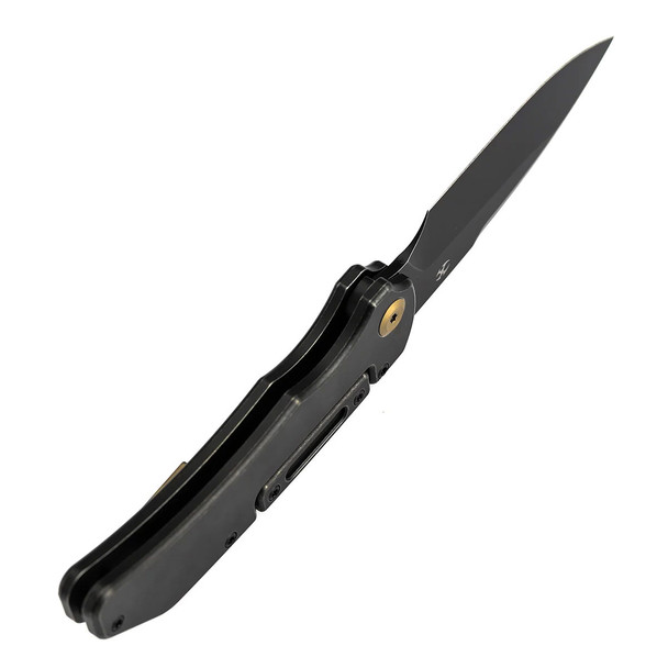 Kansept Hazard | Bali Lock | Blackwash Titanium Handle | 3.63" CPM S35VN | Steven Dunnuck Designed | K1104H3