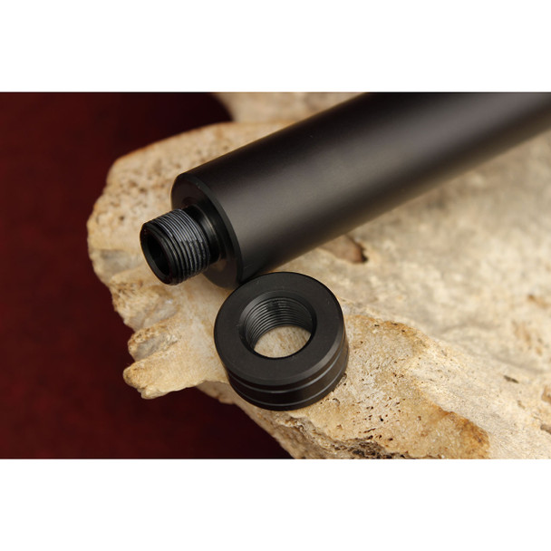 Kidd black bead blasted barrel threaded with thread protector