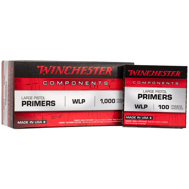 Winchester Large Regular Pistol Primers, #7 - 111: