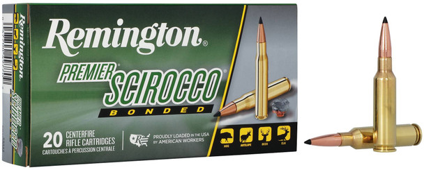 Remington Premier Scirocco Bulk Ammunition: 6.5 Creedmoor, 130 Grain, Swift Scirocco Bonded, 2750 fps