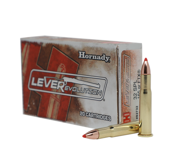 Hornady LEVERevolution Bulk Ammunition: 32 Win Special, 165 Grain, FTX, 2410 fps