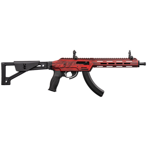 Adler Arms RF-224 TAC Gen2 Rifle, Distressed Red: 22 LR, 11.7" Barrel