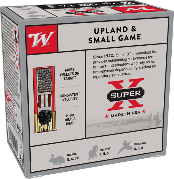 Winchester Super-X Bulk Ammunition: 12 Gauge, 2.75", 5 Shot, 1 1/4 Ounce, 1330 fps