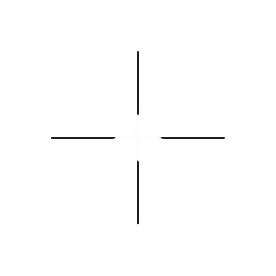 Standard Duplex Crosshair w/ Green LED Reticle