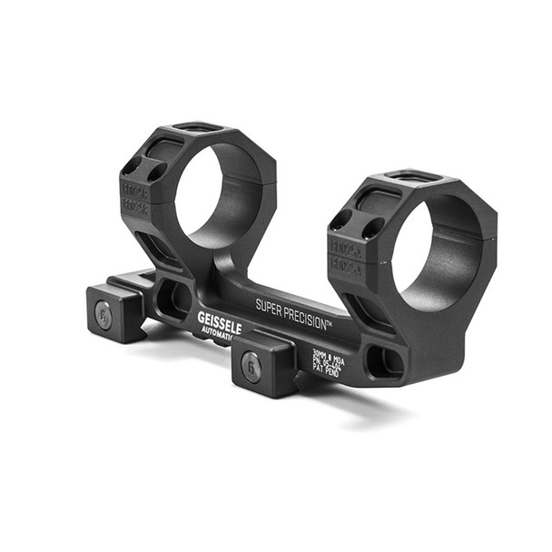 Geissele Super Precision Magnified Optic Mount - AR15 / M4, Std., 30mm, 0 MOA, Black