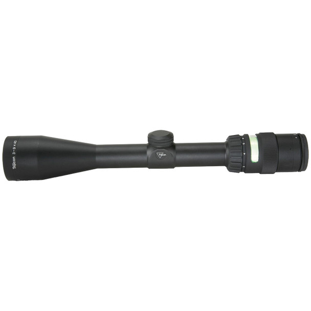 Trijicon AccuPoint 3-9x40 SFP Riflescope - Standard Duplex Crosshair w/ Green Dot, Tritium / Fiber Optics Illuminated
