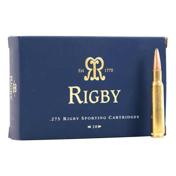 Rigby Sporting Cartridges - 275 Rigby, 140 gr, InterLock SP, 2680 fps, Model 8070RI