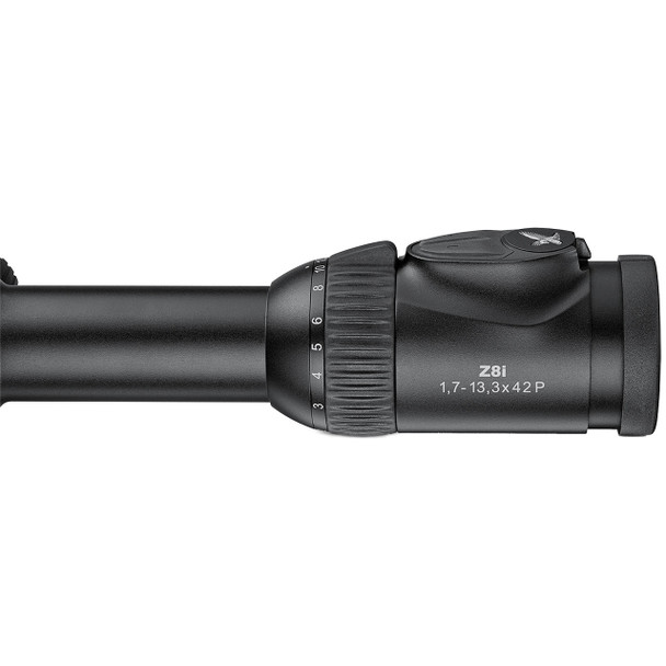 Swarovski Optik Z8i 1.7-13.3x42 SFP Riflescope: 30mm Tube, 4A-IF Reticle, Ring-Mount, Model 68202