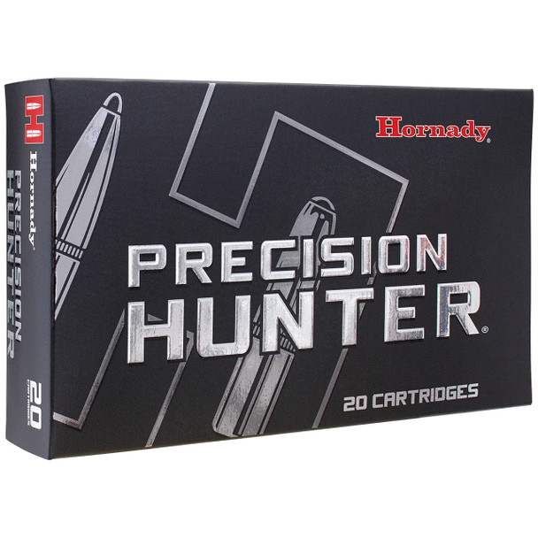 Hornady Precision Hunter Ammunition: 7mm Rem Mag, 162 gr, ELD-X, 2940 fps, Model 80636