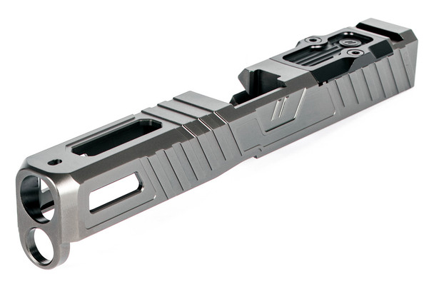 ZEV Tech Z17 Omen Stripped Slide w/ RMR Plate, GLOCK G17 Gen 5, Grey