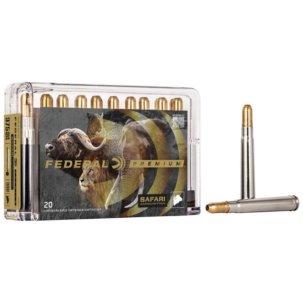 Federal Safari Trophy Bonded Sledgehammer Solid Ammunition: 375 H&H Magnum, 300 gr, TBSS, 2440 fps, Model P375T2