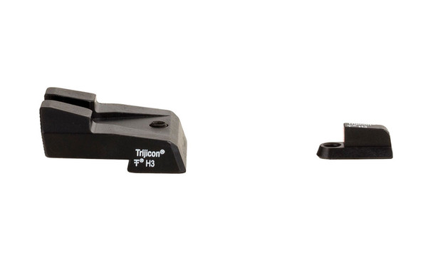 Trijicon HD XR Night Sights - CZ P-10/P-10C Front: Orange Outline / Green Tritium, Rear: Black Outline / Green Tritium