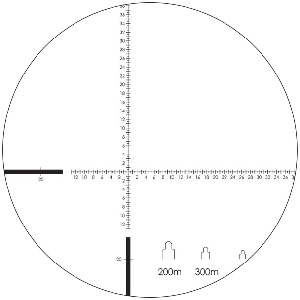 Vortex Optics Recce Pro HD 8x32 Monocular, Ranging Reticle | RP-100