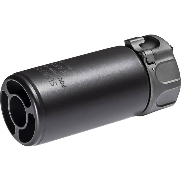 SureFire Warden Muzzle Device Fast-Attach Blast Regulator, Black
