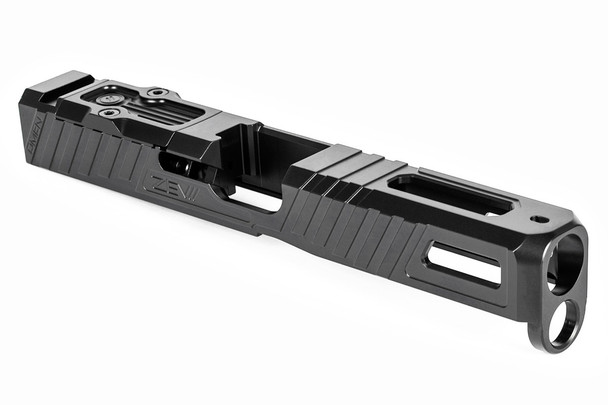 ZEV Tech Z17 Omen Stripped Slide w/ RMR Plate, GLOCK G17 Gen 5, Black