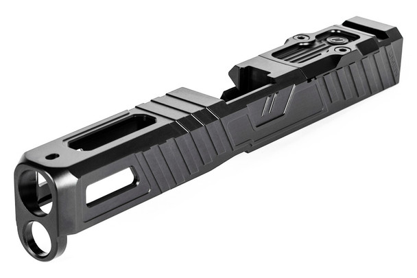 ZEV Tech Z17 Omen Stripped Slide w/ RMR Plate, GLOCK G17 Gen 5, Black