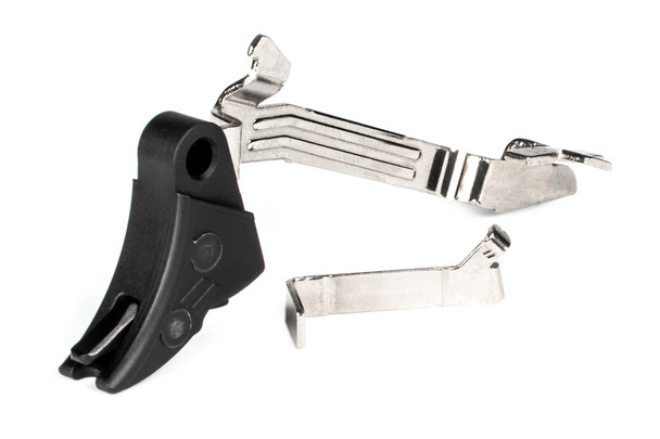 ZEV Tech Pro Trigger Curved Face Upgrade Kit - GLOCK Gen5, 9mm, Black/Black