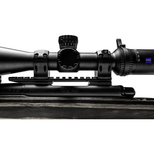 ZEISS Ultralight Precision Rings w/ Integral Anti-Cant Bubble Level: 30mm, 0.850", Low, Black