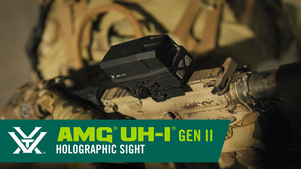 Vortex Optics AMG UH-1 Gen II Holographic Sight: 1x, EBR-CQB Reticle, Black, Model AMG-HS02