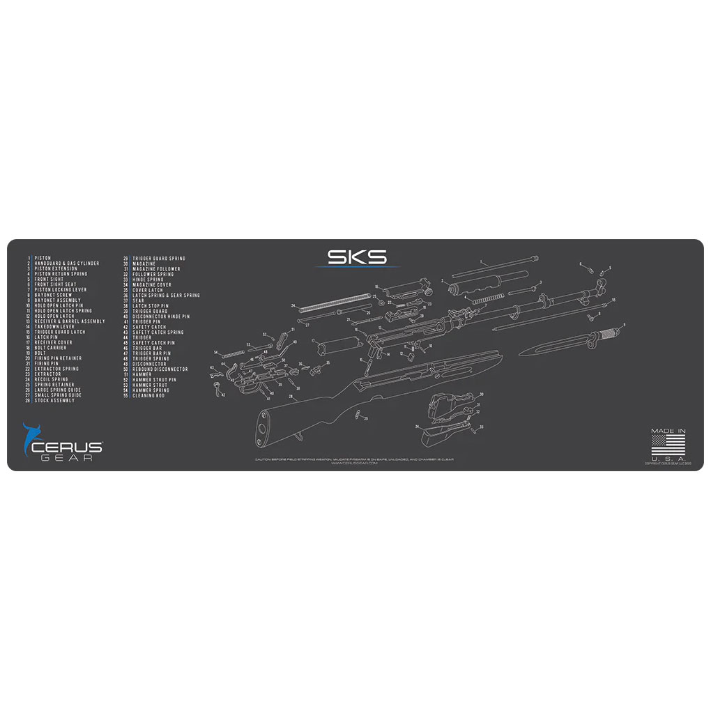 Cerus Gear SKS Schematic Rifle Mat